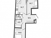 2-комнатная квартира, 59.4 м², 4/20 эт. Санкт-Петербург