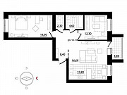 3-комнатная квартира, 74.9 м², 4/4 эт. Березовский