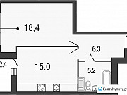 1-комнатная квартира, 44 м², 2/25 эт. Санкт-Петербург