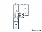 3-комнатная квартира, 122 м², 8/16 эт. Москва