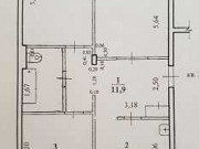 3-комнатная квартира, 69 м², 1/5 эт. Чита