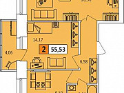 2-комнатная квартира, 55 м², 2/14 эт. Архангельск