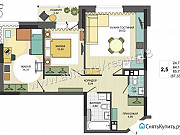 2-комнатная квартира, 65 м², 3/17 эт. Ижевск