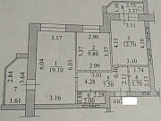 2-комнатная квартира, 64 м², 2/9 эт. Чебоксары