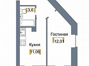 1-комнатная квартира, 34 м², 2/5 эт. Псков