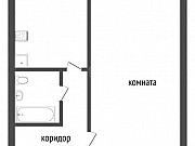 1-комнатная квартира, 33 м², 5/5 эт. Тобольск