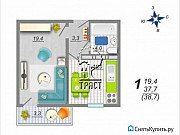 1-комнатная квартира, 39 м², 8/17 эт. Воронеж