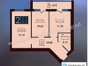 2-комнатная квартира, 60 м², 3/8 эт. Калининград