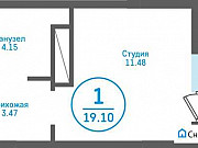 Студия, 19 м², 13/17 эт. Тюмень