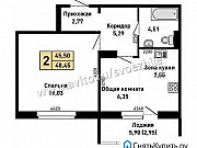 2-комнатная квартира, 48 м², 6/10 эт. Барнаул