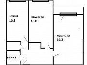 2-комнатная квартира, 55 м², 4/12 эт. Санкт-Петербург