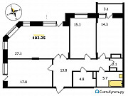 3-комнатная квартира, 102 м², 3/19 эт. Владимир