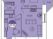 2-комнатная квартира, 55 м², 8/12 эт. Архангельск