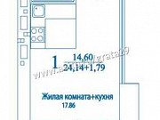 1-комнатная квартира, 24 м², 8/9 эт. Северодвинск