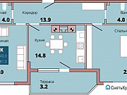 2-комнатная квартира, 81 м², 8/8 эт. Калининград