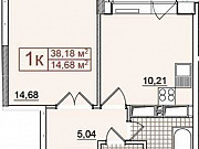 1-комнатная квартира, 38 м², 6/17 эт. Ижевск