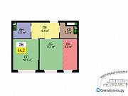 2-комнатная квартира, 45 м², 6/24 эт. Москва