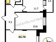 2-комнатная квартира, 61 м², 18/19 эт. Владимир