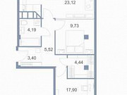2-комнатная квартира, 72 м², 1/6 эт. Дубовое