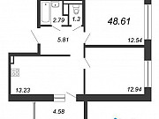 2-комнатная квартира, 48 м², 7/20 эт. Санкт-Петербург