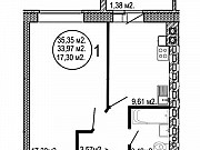 1-комнатная квартира, 35 м², 4/5 эт. Волгоград