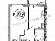 1-комнатная квартира, 33 м², 5/5 эт. Волгоград