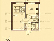 1-комнатная квартира, 39 м², 2/10 эт. Санкт-Петербург