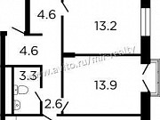 3-комнатная квартира, 81 м², 20/29 эт. Москва