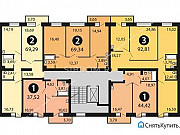 1-комнатная квартира, 44 м², 2/6 эт. Красноярск