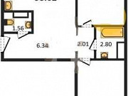 3-комнатная квартира, 58 м², 8/10 эт. Челябинск