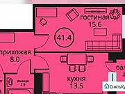 2-комнатная квартира, 40 м², 14/16 эт. Тюмень