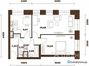 2-комнатная квартира, 57 м², 8/32 эт. Москва