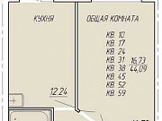 1-комнатная квартира, 44 м², 9/9 эт. Новоалтайск
