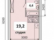 1-комнатная квартира, 24 м², 1/24 эт. Самара