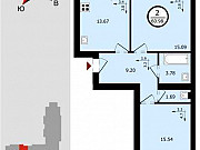 2-комнатная квартира, 60 м², 5/7 эт. Владимир