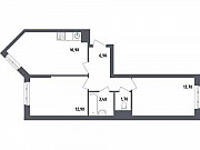 2-комнатная квартира, 55 м², 2/23 эт. Москва