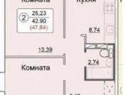 2-комнатная квартира, 47 м², 11/18 эт. Киров