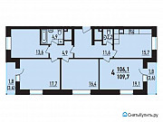 4-комнатная квартира, 109 м², 18/25 эт. Москва