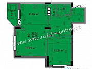 2-комнатная квартира, 61 м², 9/17 эт. Ковров