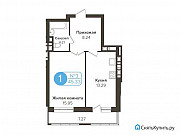 1-комнатная квартира, 45 м², 14/23 эт. Новосибирск