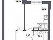 1-комнатная квартира, 37 м², 16/23 эт. Москва