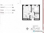 1-комнатная квартира, 39 м², 5/12 эт. Москва