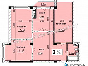 3-комнатная квартира, 95 м², 3/10 эт. Нальчик