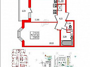 1-комнатная квартира, 38 м², 2/12 эт. Санкт-Петербург