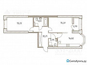 2-комнатная квартира, 66 м², 6/13 эт. Санкт-Петербург