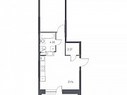 1-комнатная квартира, 45 м², 15/17 эт. Видное