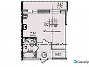 Студия, 37 м², 13/19 эт. Казань