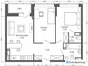 2-комнатная квартира, 54 м², 6/12 эт. Ярославль