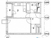 1-комнатная квартира, 35 м², 5/22 эт. Москва