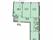 3-комнатная квартира, 120 м², 13/17 эт. Москва